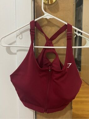 Gym shark - Burgundy Workout Bra